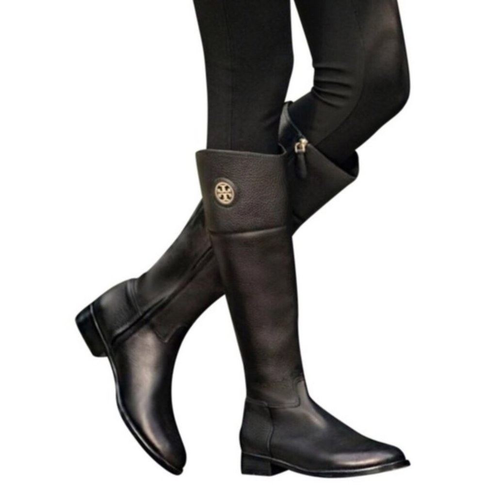 TORY BURCH Ashlynn Riding KneeHigh wide calfBoots